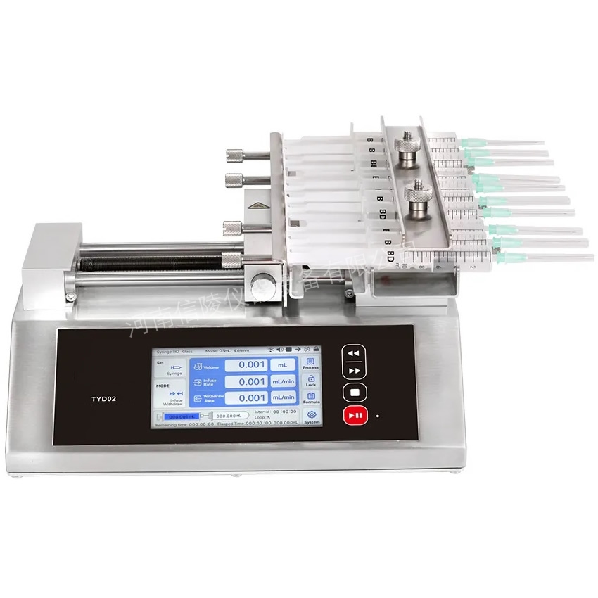 10通道抽取注入试剂循环连续注射泵TYD02-10