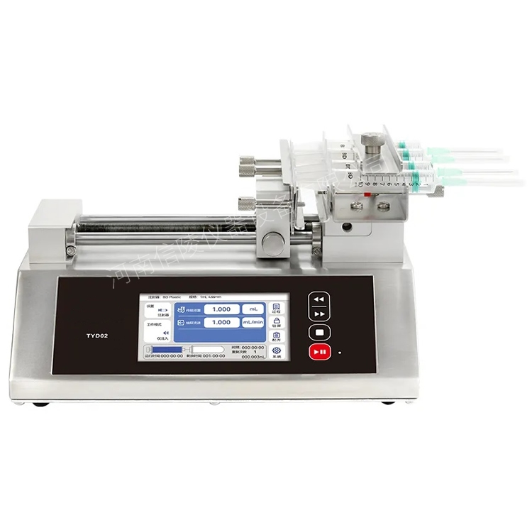 4支注射器同步连续加液触屏注射泵TYD02-04