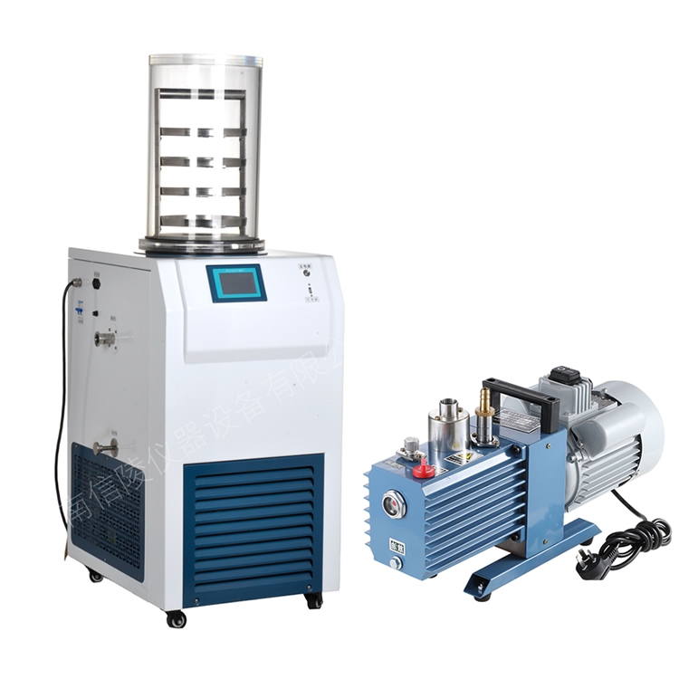 真空冷冻干燥机LGJ-12多肽冻干粉低温干燥1L